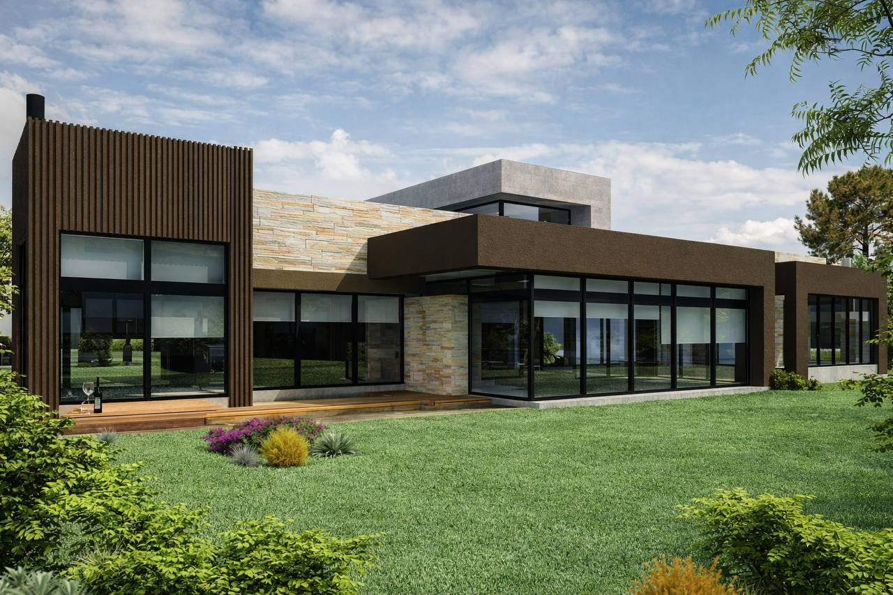 Arquitectura residencial exterior